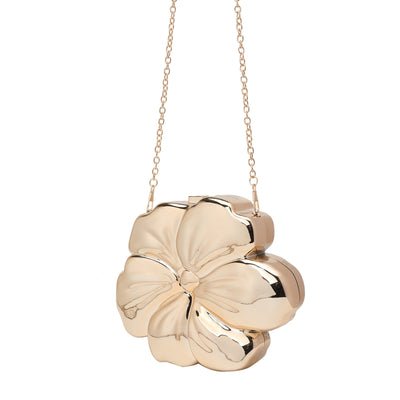 Flower Women's Clutch Chain Crossbody Bag Fashion - Zambeel