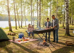 Foldable Charcoal BBQ Grill - Zambeel