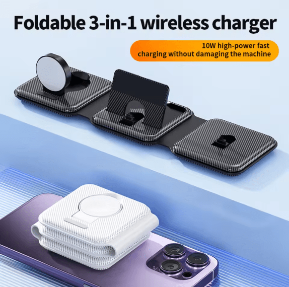 Foldable Magnetic Wireless Charger - Zambeel