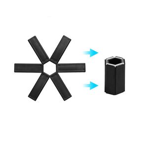 Foldable Pan Mat Sturdy Heat Resistant ABS Heat - insulated Anti - slip Anti - scald Pot Placemat For Kitchen Insulation Pads - Zambeel