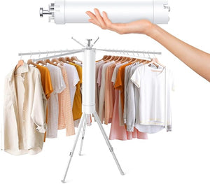 Foldable Standing Clothes Drying Rack © - Zambeel