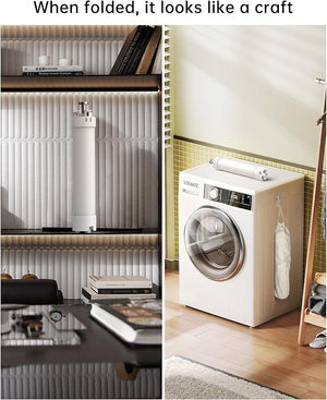 Foldable Standing Clothes Drying Rack © - Zambeel