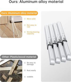 Foldable Standing Clothes Drying Rack © - Zambeel
