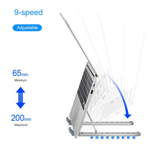 Folding Lifting Desktop Notebook Tablet Computer Stand - Zambeel