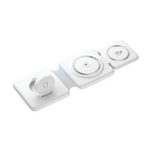 Folding Magnetic Suction Wireless Charger 3 - in - 1 - Zambeel