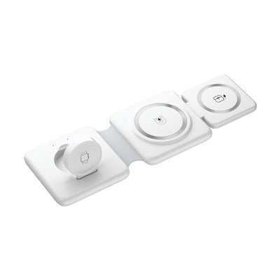 Folding Magnetic Suction Wireless Charger 3 - in - 1 - Zambeel