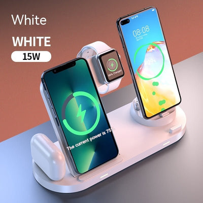 Folding Magnetic Wireless Charger Multi - function - Zambeel