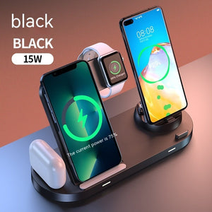 Folding Magnetic Wireless Charger Multi - function - Zambeel