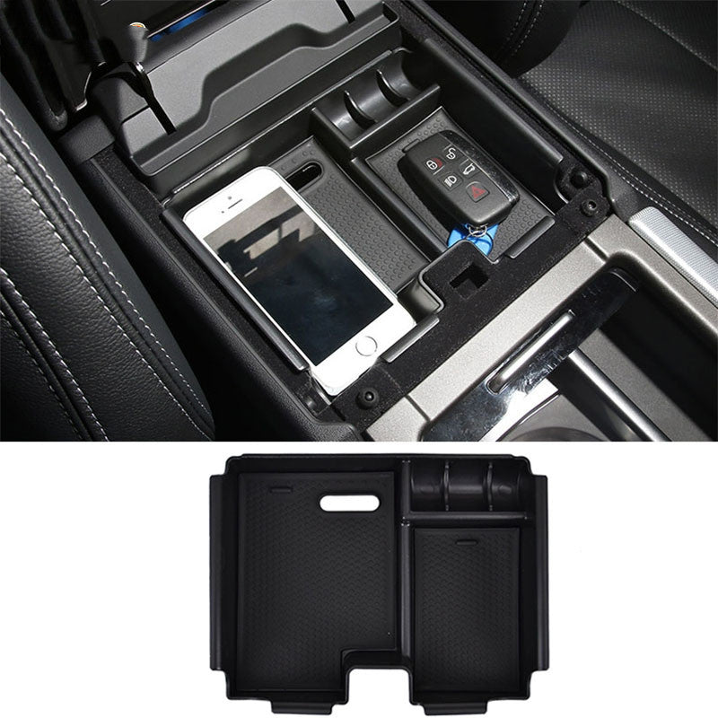 Forx Range Rover Evoque Center Console Organizer Tray Armrest - Zambeel