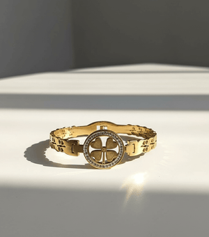 Four - Leaf Charm Bangle - Zambeel