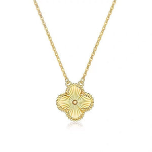 Four - Leaf Clover Gold Pendant Necklace - Zambeel
