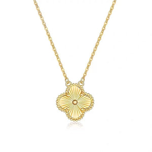 Four - Leaf Clover Gold Pendant Necklace - Zambeel