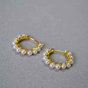 French - style Elegant Versatile And Sophisticated Gold - plated Earrings - Zambeel