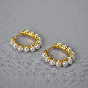 French - style Elegant Versatile And Sophisticated Gold - plated Earrings - Zambeel