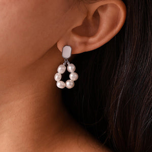 Freshwater Pearl Earrings Women's Light Luxury , Sweet Temperament, Shell Stud Earrings, Earrings - Zambeel