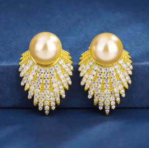 Fritillaria Pearl Pendant Set - Zambeel