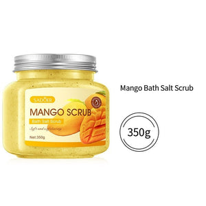 Fruit Bath Salt Scrub Cream Exfoliating Body Care - Zambeel