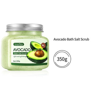 Fruit Bath Salt Scrub Cream Exfoliating Body Care - Zambeel