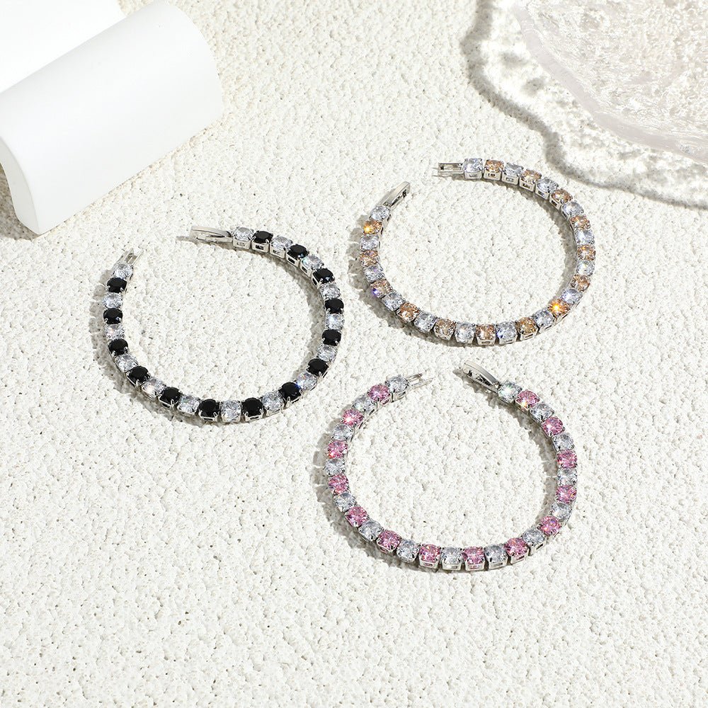 Full Diamond Bracelet European And American Luxury Crystal Bracelet - Zambeel