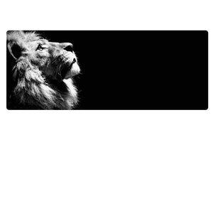 Gaming Keyboard Pad Pure Black Table Mat - Zambeel