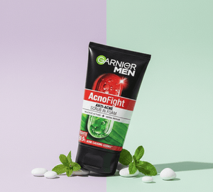 Garnier Men - Acno Fight Anti - Acne Scrub In Foam - Zambeel