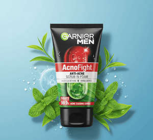 Garnier Men - Acno Fight Anti - Acne Scrub In Foam - Zambeel
