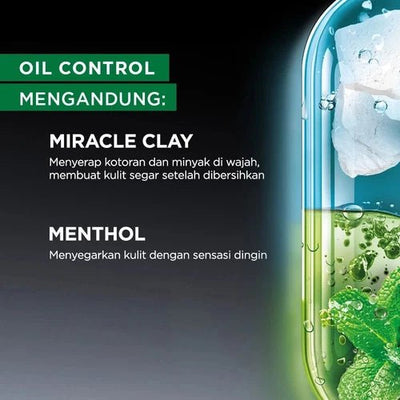 Garnier Men - Oil Control Anti - Shine Refreshing Foam - Zambeel