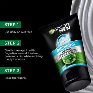 Garnier Men - Oil Control Anti - Shine Refreshing Foam - Zambeel