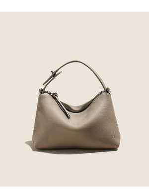 Genuine Leather Portable Shoulder Bag Fashion Casual Messenger Tote Bag - Zambeel