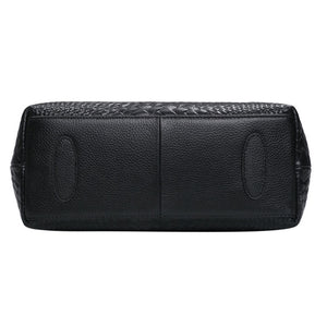 Genuine Leather Women's Woven Bag Crossbody Small Bag Women's Shoulder Messenger Bag - Zambeel