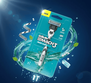 Gillette - Mach3 Fresh Clean Razor - Zambeel