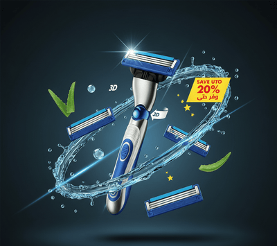 Gillette Mach3 Turbo Razor Blades - Zambeel