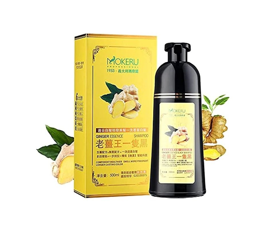Ginger Black Hair Shampoo (500ml) - Zambeel