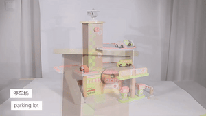  Parking  Lot Playset for Kids © Ⓢ