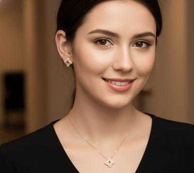Glam Star Square Jewelry Set - Zambeel