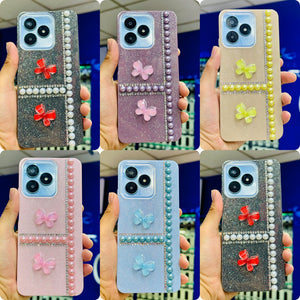 GlamPearl Butterfly Glitter Phone Case - Zambeel