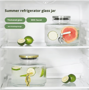 Glass Water Server with Stand - Zambeel