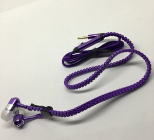 Glowing Zipper Earphones - Zambeel