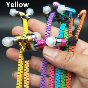 Glowing Zipper Earphones - Zambeel