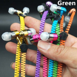 Glowing Zipper Earphones - Zambeel
