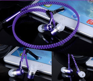 Glowing Zipper Earphones - Zambeel