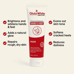 Gluta White - Whitening & Brightening Hand & Foot Cream - Zambeel
