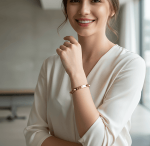 Gold Studded Bangle - Zambeel