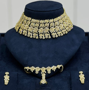 Golden Noor Bridal Choker Set - Zambeel