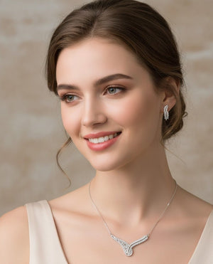 GraceLine Silver Jewelry Set - Zambeel