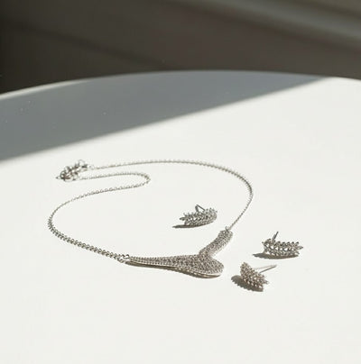 GraceLine Silver Jewelry Set - Zambeel