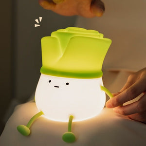 Green Chinese OnionNight Light Decompression Desktop Decoration Home Decor - Zambeel