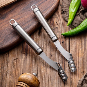 Green Pepper Nucleation Seed Picker Household Kitchen Supplies Core Remover Kitchen Tools - Zambeel
