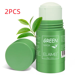 Green Tea Cleansing Blackhead Oil Control Acne Smear Mask - Zambeel