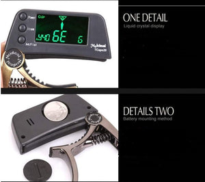 Guitar Capo with Built - in Tuner - Zambeel